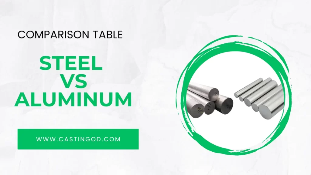 steel vs aluminum metal cast comparison